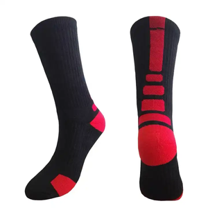 Chaussettes de sport haute performance, chaussettes de basket-ball et de course à pied en coton épais tricoté pour femmes et hommes - Product Image 3