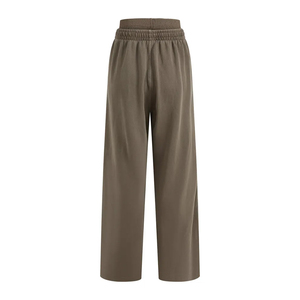 OEM Customized Ripped Bermuda Sweat <b>Pants</b> High Waist Drawstring Formal Knitted Corduroy Lightweight Solid Color Breathable Style - Product Image 2