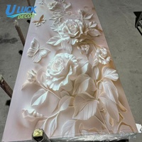 Panneau mural PVC UV moderne 1220*2440/2800mm, imprimé en 3D, couleur imperméable, motif marbré géométrique, pour murs intérieurs, hôtels