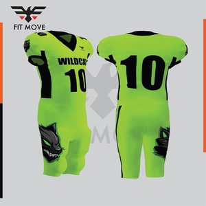Ensemble d'uniformes de football américain élégants pour équipes sportives – Maillot respirant 100 % polyester et pantalon de performance à séchage rapide pour joueurs adultes - Product Image 3