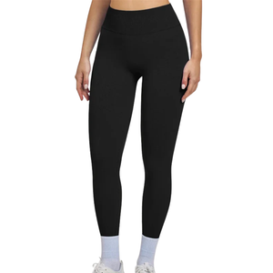 Leggings Deportivos Negros Personalizados para Mujer, Ropa de Gimnasio sin Costuras, Pantalones de Yoga, Ropa Deportiva, Leggings de Compresión al por Mayor - Product Image 1