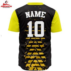 Camiseta de Béisbol de Talla Grande 100% Poliéster, Transpirable, de Secado Rápido, con Logotipo Personalizable y Bordado con Nombre de Equipo Personalizado - Product Image 6