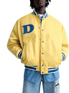 Blouson aviateur universitaire avec logo personnalisé de haute qualité pour hommes, uniforme d'hiver 2025, vente en gros - Product Image 5