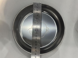 Assiettes en acier inoxydable personnalisables de haute qualité, réutilisables, à motifs de dessins animés, pour la maison, les restaurants, les mariages, technique polie - Product Image 2