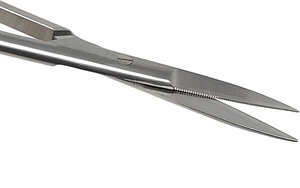 กรรไกรตัดกระจกตาแบบตรง ปลายละเอียด สำหรับการผ่าตัด ใช้ในงานแพทย์จักษุวิทยา ได้รับการรับรองมาตรฐาน ISO - Product Image 2