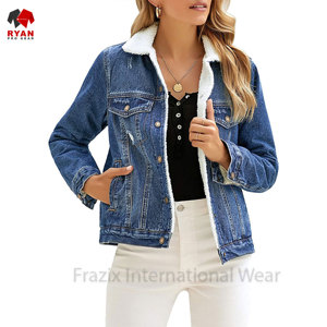 Chaqueta Vaquera Personalizada Ryan Pro Gear para Mujer, Tejido Transpirable y Cómodo con Logotipo Personalizado, Ropa Casual - Product Image 3