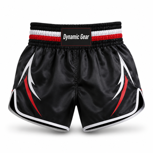 Shorts de kickboxing et de Muay Thai, nouvelle collection, haute qualité, couleur unie, pour adultes, personnalisables. - Product Image 1