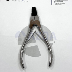 Pince à ouvrir les anneaux professionnelle en acier inoxydable avec embout en caoutchouc, 3 encoches, 6 pouces, outil pour studio de piercing corporel - Product Image 5