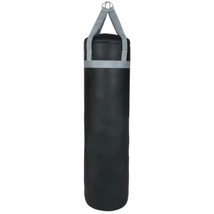 Saco de Boxeo de PU Negro con Correa Roja, Diseño Ligero para Entrenamiento de Adultos, Producción Harry Johnson - Product Image 5