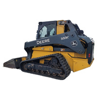 Sauberer, gut erhaltener 333G 2-Tonnen-Kompaktlader mit leistungsstarkem Yanmar-Dieselmotor (100 PS) und Eaton-Hydraulikpumpe, sofort einsatzbereit.
