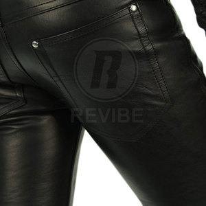 กางเกงหนังคุณภาพพรีเมียม สวมใส่สบาย ดีไซน์กระดุมหน้า เป็นมิตรต่อสิ่งแวดล้อม ระบายอากาศได้ดี น้ำหนักเบา มีสไตล์ ใส่ได้ทุกวัน - Product Image 6