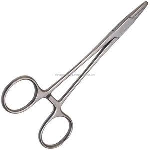 Manual Dental Needle Holder Instrument <b>Set</b> Stainless Steel Orthodontic Surgical Hemostatic Forceps Clamp WORLD PRECISION - Product Image 1