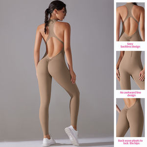 Ropa Deportiva de Yoga, Sujetador Deportivo, Leggings de Cintura Alta para Mujer, Logotipo Personalizado, Secado Rápido, Gimnasio, Entrenamiento, Spandex, Poliéster - Product Image 5