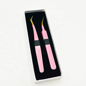 MAHFOOZ INSTRUMENTS Pince à épiler personnalisée en acier inoxydable massif or rose, pointe lisse, isolation volume, usage personnel - Product Image 6