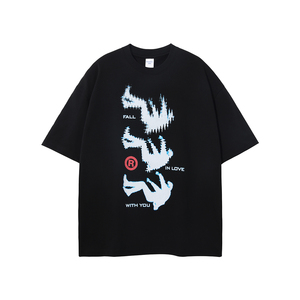 Camiseta de Hombre con Estampado Digital, Precio de Mayoreo Personalizado del Fabricante, Impresión DTG, Cuello Redondo, 100% Algodón - Product Image 3