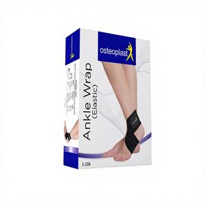 Soporte Elástico Ajustable para Tobillo, Banda de Compresión para Esguinces, Lesiones, Alivio del Dolor, Estabilizador de Pie - Product Image 1