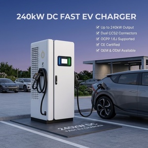 Nouvelle station de recharge rapide pour véhicules électriques DC 120 kW, 160 kW, 180 kW, 240 kW, CCS2, GB/T, CHAdeMO, pour parking commercial, certifiée CE - Product Image 4