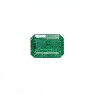 Émeraude naturelle certifiée du Zambie, taille octogonale, pierre à bon lustre, pierre précieuse non montée pour la création de bijoux, 1,04 carat - Product Image 1