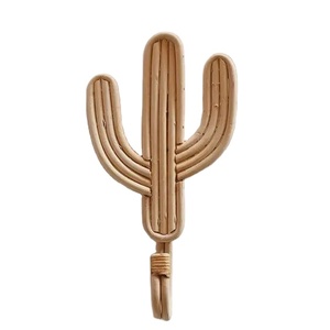 Estantes decorativos multifuncionales de ratán para pared, estantes decorativos de ratán, en forma de Cactus Colgador flotante, estante de pared al mejor precio Vietnam - Product Image 1