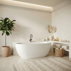 Freestanding Tub FW-7761-63 - Morden Acrylic Freestanding Bathtub for <b>Bathroom</b> - Product Image 3