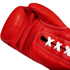 Profesional 100% Original cuero de vaca PU guantes de boxeo de alta calidad transpirable 8oz cómodo Material de PVC para artes marciales - Product Image 4