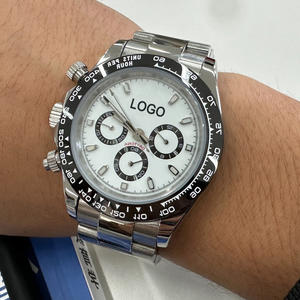 Reloj de Pulsera de Acero Inoxidable con Logotipo Personalizado de Fábrica de Alta Calidad, Reloj de Moda con Cristal de Zafiro, Automático, Sumergible, 40 mm, 100 Bares, Resistente al Agua - Product Image 5