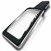 4X Rectangular Handheld Magnifier with 10 Dimmable switch SMD LED light