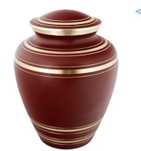 Hermosa Urna Funeraria de Metal Negro para Cenizas de Adultos, Estilo Americano/Europeo - Product Image 5