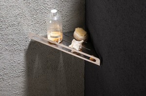 Estante de Baño de Acero Inoxidable, Estante de Almacenamiento para Ducha Resistente a la Oxidación, Estante de Esquina para Accesorios de Baño de Hotel - Product Image 3