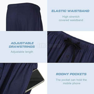 Pijama Recto de Primera Calidad para Hombre, Nuevo Estilo 2026, Color Sólido - Product Image 3