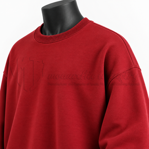 Customization Solid Color <b>Fleece</b> <b>Lined</b> O Crew Neck Streetwear Style Blank Fit Heavyweight Pullover Casual Wear <b>Sweatshirts</b> - Product Image 6