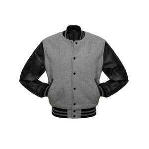 High Quality Wool Varsity Puffer <b>Jacket</b> for Men and Women Custom Embroidered Logo Popular Button Design Thin <b>Winter</b> <b>Jacket</b> - Product Image 4