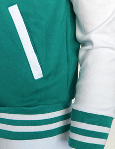 เสื้อแจ็คเก็ตวาร์ซิตี้ปักโลโก้แบบกำหนดเองสำหรับผู้ชาย  แบบเสื้อแจ็คเก็ตบอมเบอร์  แบบเสื้อแจ็คเก็ตนักบิน  แบบเสื้อแจ็คเก็ตโปโลวาร์ซิตี้  แบบเสื้อแจ็คเก็ตเลตเตอร์แมน - Product Image 5