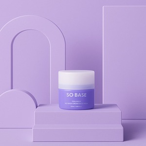 [ECOSMEC] SO BASE Mascarilla Facial en Crema de Colágeno Sin Enjuague, Contenedor Fresco Reutilizable, Cuidado de la Piel para Hombres y Mujeres - Product Image 2