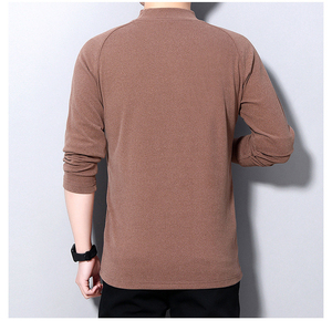 T-shirts noirs personnalisés pour hommes, manches courtes, col rond, 100 % coton peigné, logo sérigraphié sur le devant, style formel, coupe ample - Product Image 5