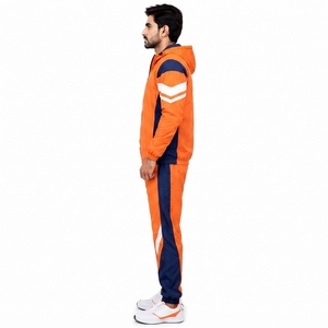 Survêtement coupe-vent athlétique pour homme, tissu respirant haute performance, veste légère, pantalon de jogging, séchage rapide, construction flexible - Product Image 1