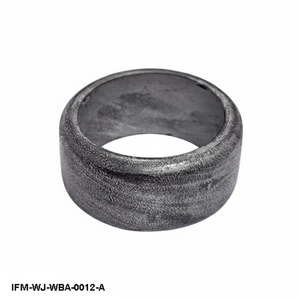 Brazalete de madera antiguo hecho a mano, pulsera de madera envejecida con acabado metálico rústico color carbón, regalo para ella - Product Image 5