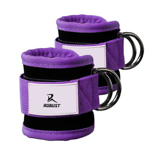 Sangles de cheville en cuir pour la musculation, la gym et le fitness - Antidérapantes, écologiques, respirantes, soutien de la cheville unisexe - Product Image 1