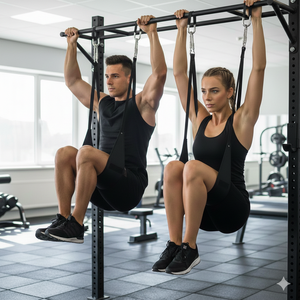 Sangles de musculation Rexfit Sport pour abdominaux, supports durables pour les bras, pour barre de traction et entraînement du tronc - Product Image 3