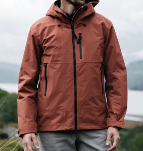 Men's Windbreaker <b>Hooded</b> Waterproof Hard <b>Shell</b> <b>Jacket</b> With Zip Fly And Pockets Winter Outdoor Wear - Product Image 6