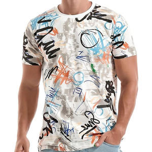 Camiseta de Hombre 100% Algodón con Logotipo Personalizado OEM, Último Modelo a Bajo Precio, Impresión de Alta Calidad, Ecológica, Transpirable, Tallas Grandes para Adultos - Product Image 1