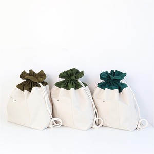 [SO,ON DESIGN] Upcycling <b>Drawstring</b> <b>Backpack</b> Handcrafted Nature Inspired Cinch <b>Backpack</b> - Product Image 1