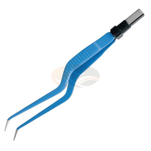 Pinces bipolaires chirurgicales super européennes antiadhésives à baïonnette, à pointe angulaire descendante, 0,5 mm, 1,0 mm, 2,0 mm, 24 cm, pour coagulation - Product Image 4