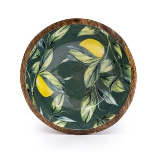 Tazón de Madera de Mango Impreso, Hecho a Mano, Redondo, con Acabado de Grado Alimenticio para Fideos, Sopas, Curry y Bocadillos - Product Image 3