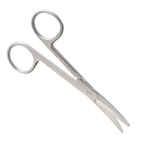 Ciseaux nasaux Fomon Saber Back Premium 13 cm – Ciseaux nasaux Fomon Saber Back réutilisables en acier inoxydable pour rhinoplastie et chirurgie nasale - Product Image 5