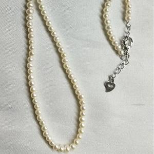 Collar de Perlas de Agua Dulce de 9-10 mm de Zhuji, Sin Núcleo, Moderno y Sencillo, Regalo para Mamá - Product Image 2