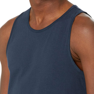 Camiseta sin Mangas Personalizada para Hombre, Cuello en V, 100% Algodón Tejido, Transpirable, de Secado Rápido, Antiencogimiento, Alta Calidad, para Entrenamiento o Uso Casual, 180g - Product Image 5