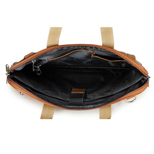 OEM ODM Service Genuine Leather Laptop <b>Bags</b> Wholesale Price Custom Design Leather Made Zipper Closure Laptop <b>Bag</b> - Product Image 2