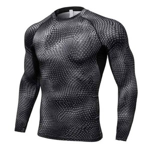 Dernier design de rashguard MMA personnalisé par sublimation, manches longues pour hommes et femmes, Spandex Nylon, respirant, UPF50+, 2025 - Product Image 3