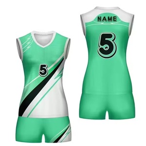 OEM Wholesale Professional SImple Design Custom Logo And Size <b>Volleyball</b> Uniform Top Quality Best Selling <b>Sets</b> Printed Technics - Product Image 1